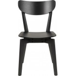 Krzesło drewniane Roxby czarne Actona - Stylowy design