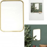 Lustro glamour Arcilla Square złote Intesi | Elegancki design