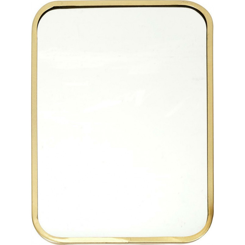 Lustro glamour Arcilla Square złote Intesi | Elegancki design