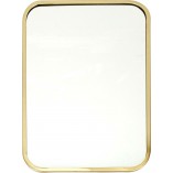 Lustro glamour Arcilla Square złote Intesi | Elegancki design