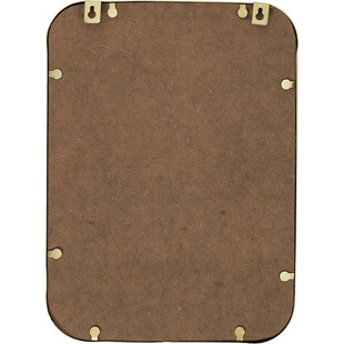 Lustro glamour Arcilla Square złote Intesi | Elegancki design