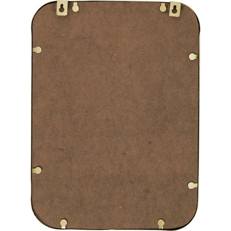 Lustro glamour Arcilla Square złote Intesi | Elegancki design