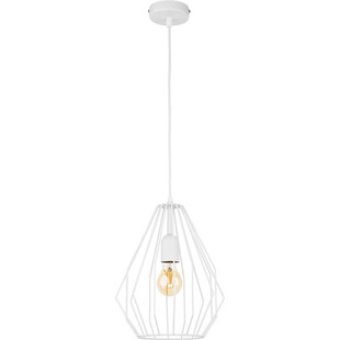 Lampa wisząca Brylant biała TK Lighting | Loftowa, E27