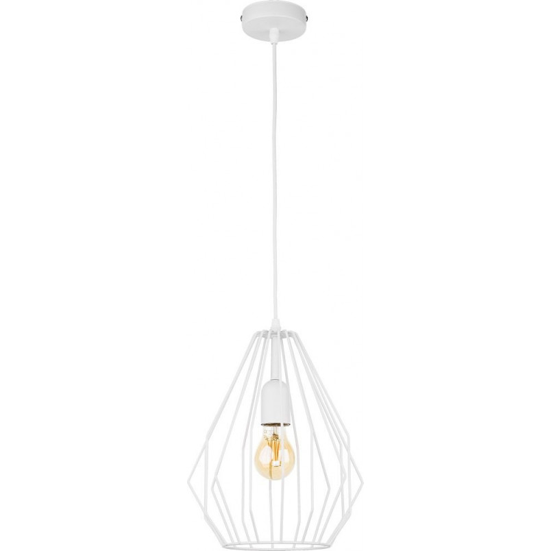Lampa wisząca Brylant biała TK Lighting | Loftowa, E27
