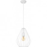 Lampa wisząca Brylant biała TK Lighting | Loftowa, E27