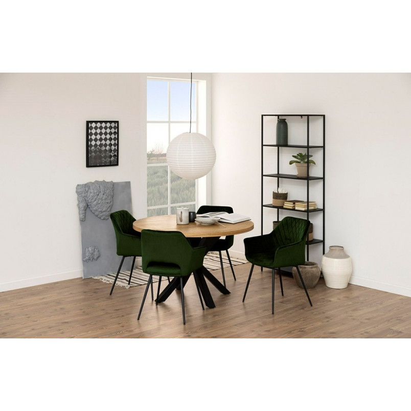 Regał Industrialny Newcastle 185cm Czarny Actona | Sklep