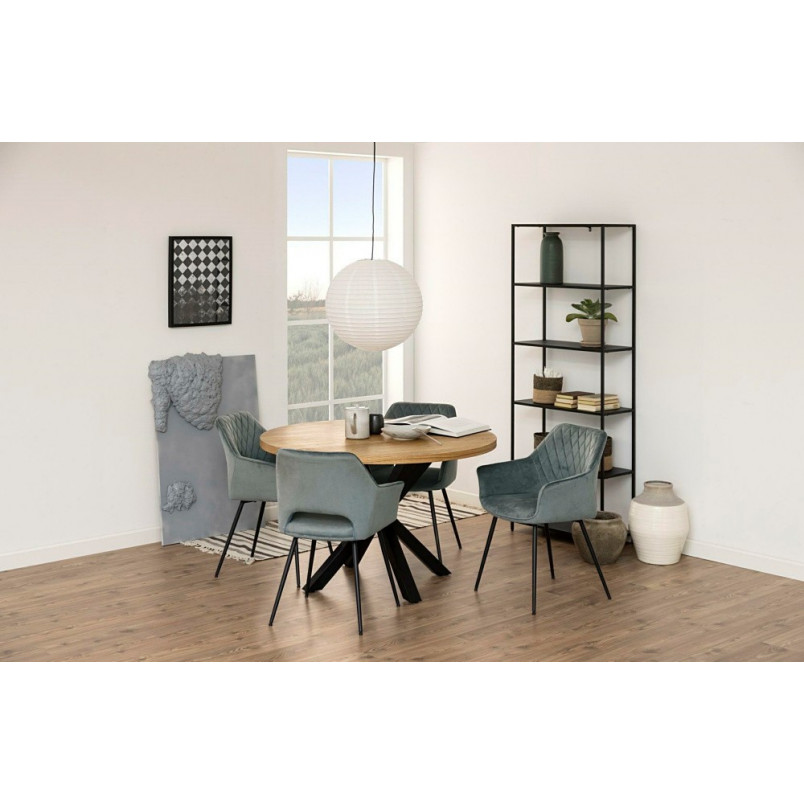 Regał Industrialny Newcastle 185cm Czarny Actona | Sklep
