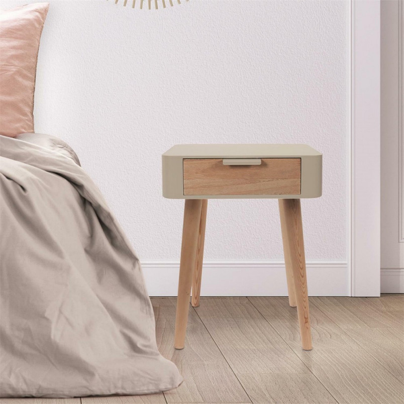 Szafka nocna Padano 35cm szara Intesi | Skandynawski design