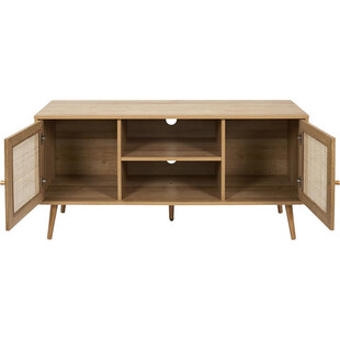 Szafka RTV Boho Bali 115cm Intesi - Naturalny Design