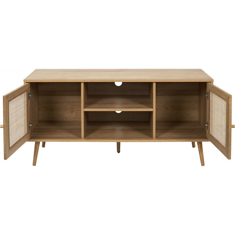 Szafka RTV Boho Bali 115cm Intesi - Naturalny Design