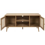 Szafka RTV Boho Bali 115cm Intesi - Naturalny Design