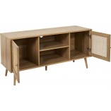 Szafka RTV Boho Bali 115cm Intesi - Naturalny Design