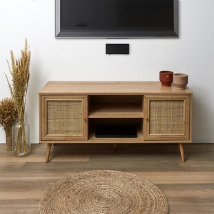 Szafka RTV Boho Bali 115cm Intesi - Naturalny Design