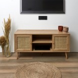 Szafka RTV Boho Bali 115cm Intesi - Naturalny Design