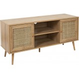 Szafka RTV Boho Bali 115cm Intesi - Naturalny Design