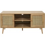 Szafka RTV Boho Bali 115cm Intesi - Naturalny Design