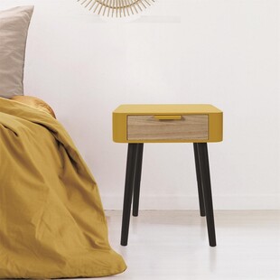 Szafka nocna Padano 35cm żółta Intesi - Nowoczesny design