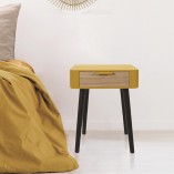Szafka nocna Padano 35cm żółta Intesi - Nowoczesny design