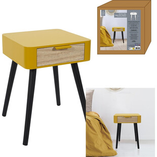 Szafka nocna Padano 35cm żółta Intesi - Nowoczesny design