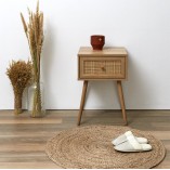 Szafka nocna boho Bali Intesi | 39cm | Styl i funkcjonalność