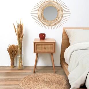 Szafka nocna boho Bali Intesi | 39cm | Styl i funkcjonalność