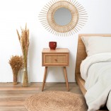 Szafka nocna boho Bali Intesi | 39cm | Styl i funkcjonalność