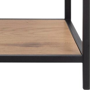 Regał Actona Seaford 14 | Dąb/Czarny | 135cm