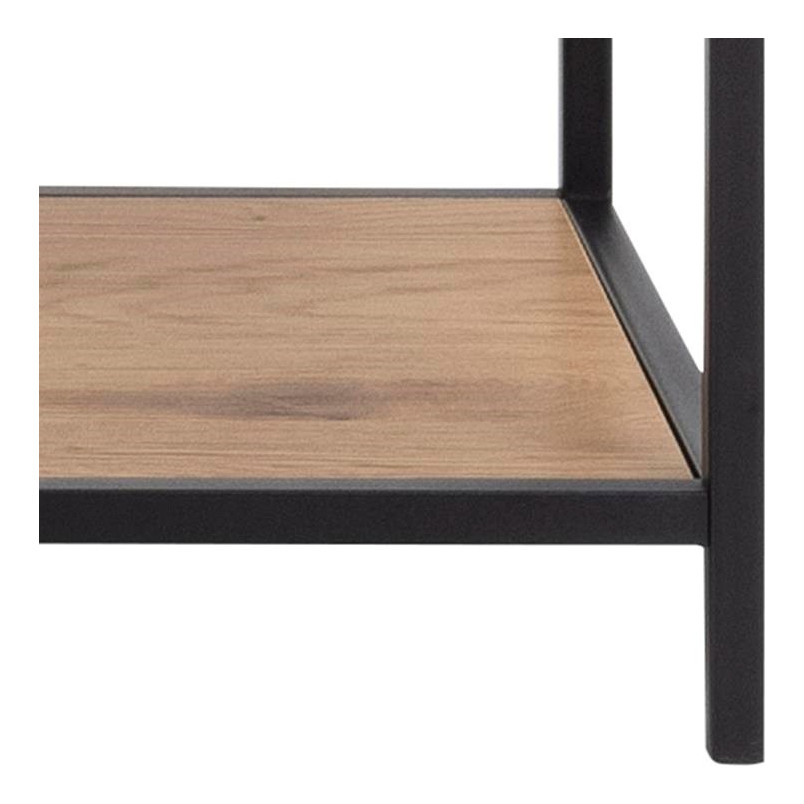 Regał Actona Seaford 14 | Dąb/Czarny | 135cm