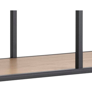 Regał Actona Seaford 14 | Dąb/Czarny | 135cm