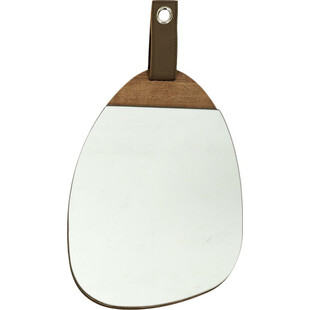 Lustro Pagaj Wood Oval Intesi - Elegancki dodatek do Twojego wnętrza