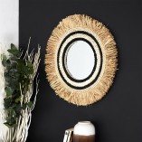 Lustro Okrągłe Boho Kaya 59 cm | Intesi - Naturalny Design