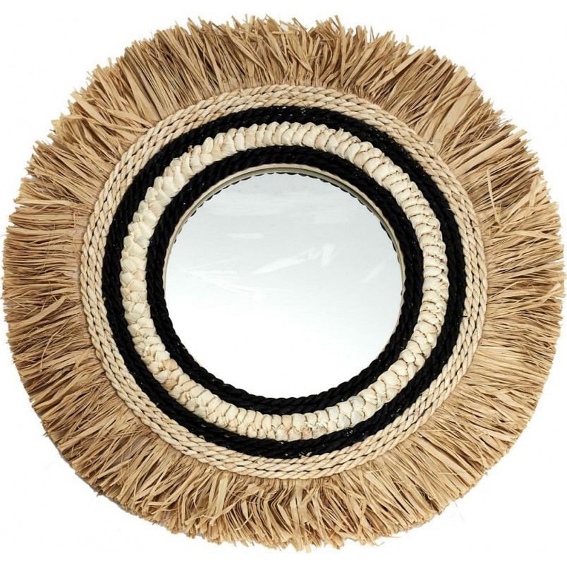 Lustro Okrągłe Boho Kaya 59 cm | Intesi - Naturalny Design