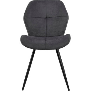 Krzesło pikowane Petri antracyt Actona - Stylowy design!