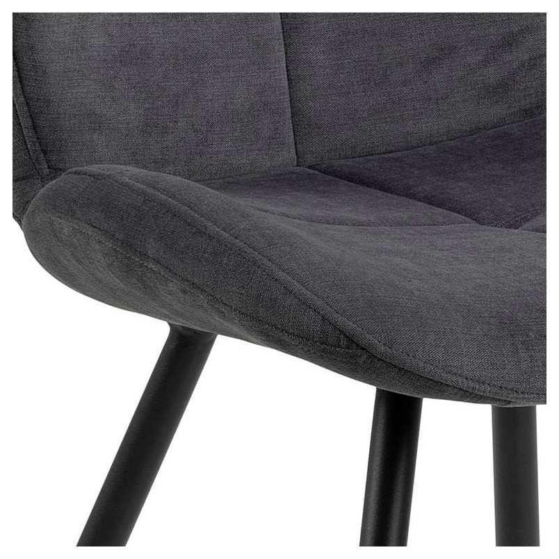 Krzesło pikowane Petri antracyt Actona - Stylowy design!