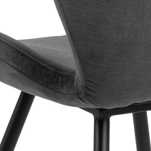 Krzesło pikowane Petri antracyt Actona - Stylowy design!