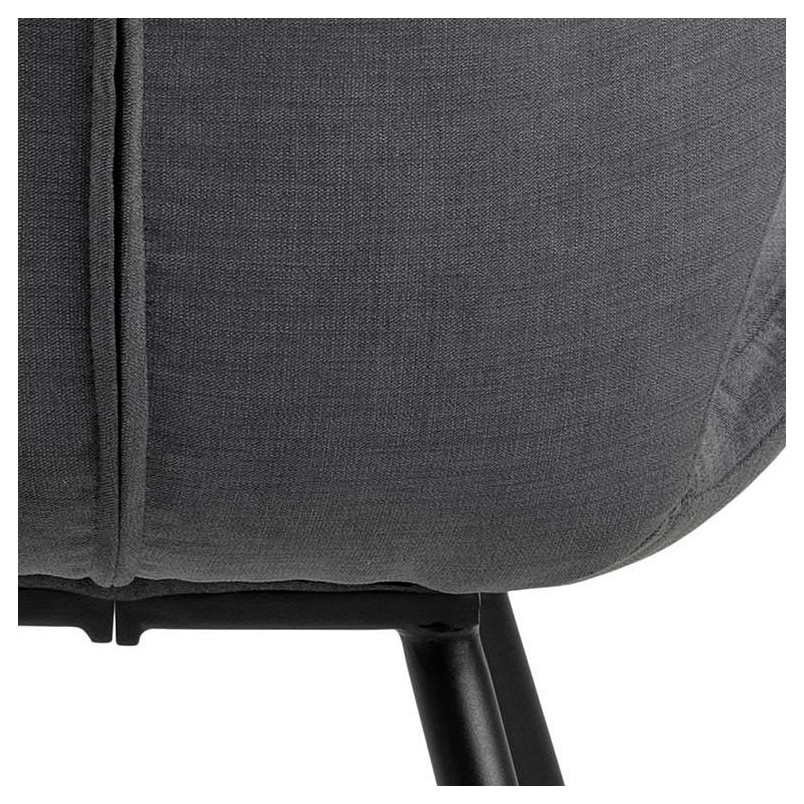 Krzesło pikowane Petri antracyt Actona - Stylowy design!