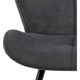 Krzesło pikowane Petri antracyt Actona - Stylowy design!