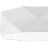 Plafon Geometryczny Biały Kantoor 52cm | TK Lighting