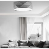 Plafon geometryczny szary Kantoor 52cm TK Lighting | Kup online