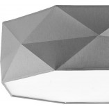 Plafon geometryczny szary Kantoor 52cm TK Lighting | Kup online