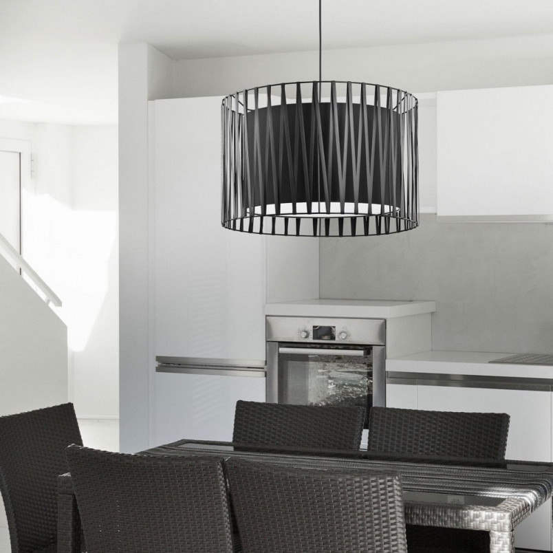 Lampa wisząca czarna Harmony 50cm - TK Lighting | Elegancki design
