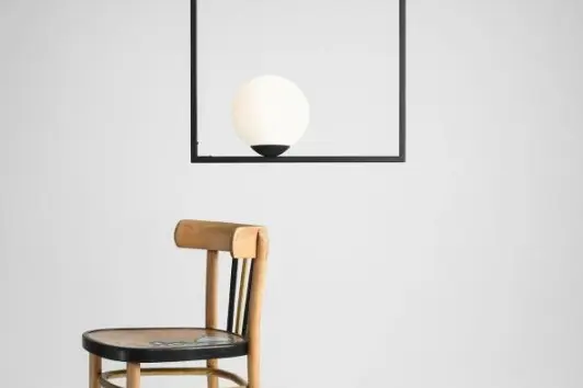 Designerska lampa sufitowa szklana Frame Aldex
