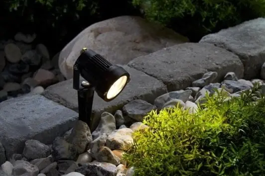 Czarny reflektor ogrodowy Tradga LED Markslojd